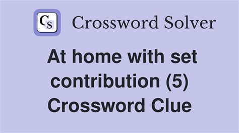 contribute to crossword clue|contributory crossword clue.